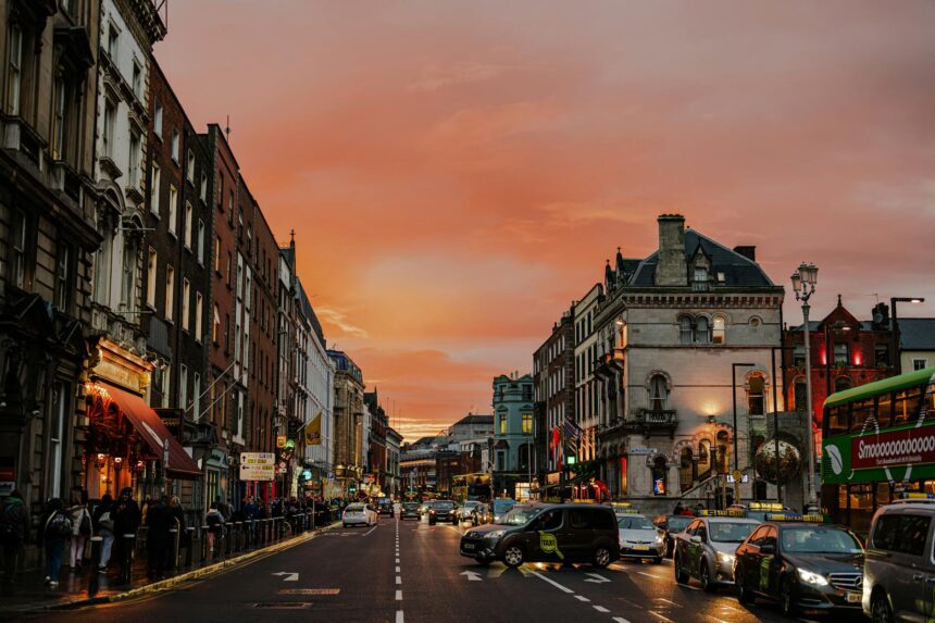 Employee negotiating salary increase with manager in Irish workplace setting